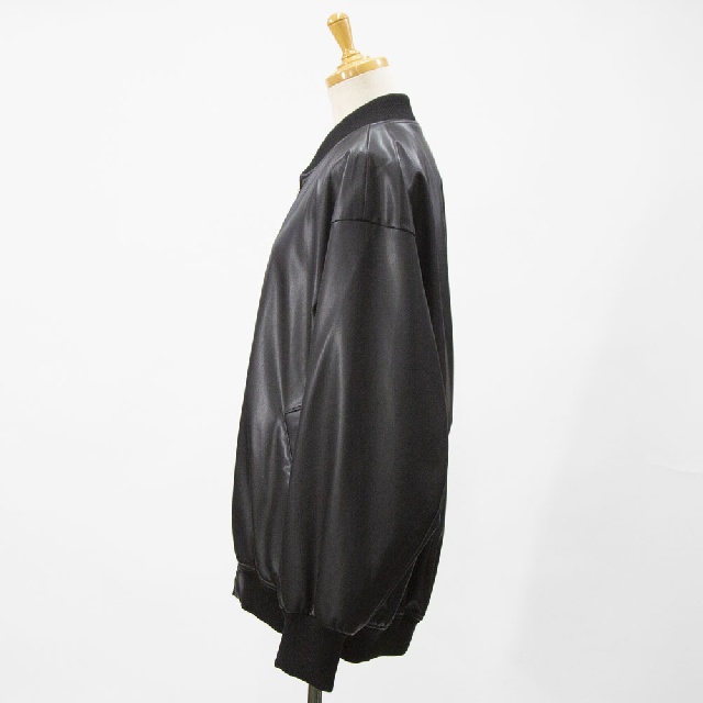 mizuiro ind　ミズイロインド　シンセティックレザージップブルゾン　3-270061-2