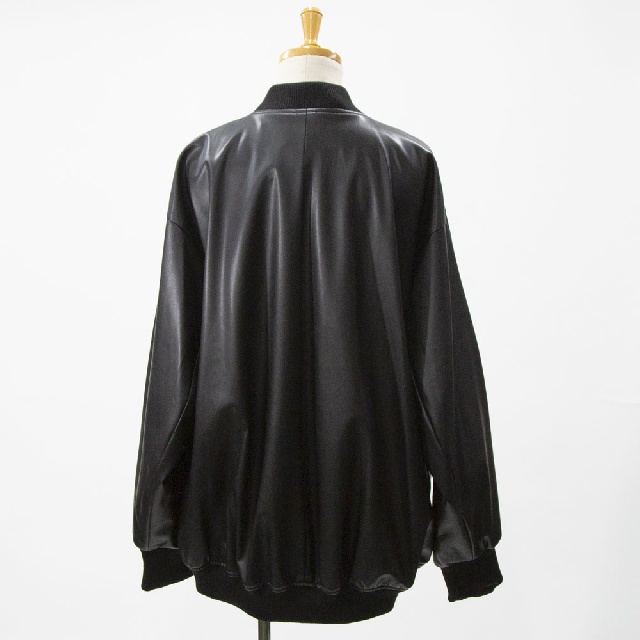 mizuiro ind　ミズイロインド　シンセティックレザージップブルゾン　3-270061-3