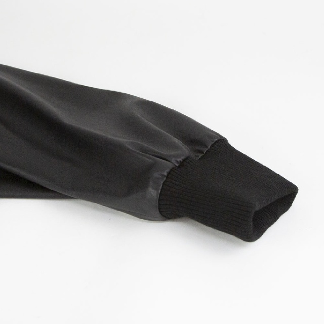 mizuiro ind　ミズイロインド　シンセティックレザージップブルゾン　3-270061-9