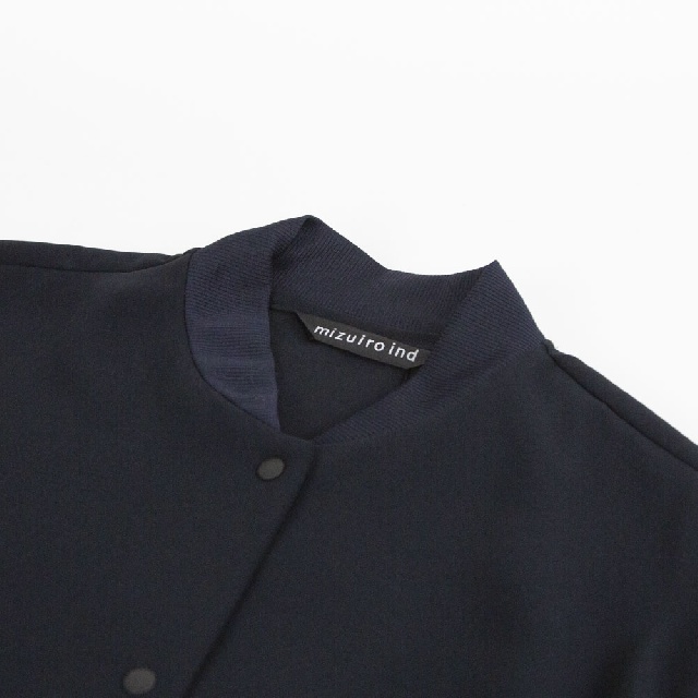 mizuiro ind　ミズイロインド　ブルゾンライクシャツ　4-230056-7