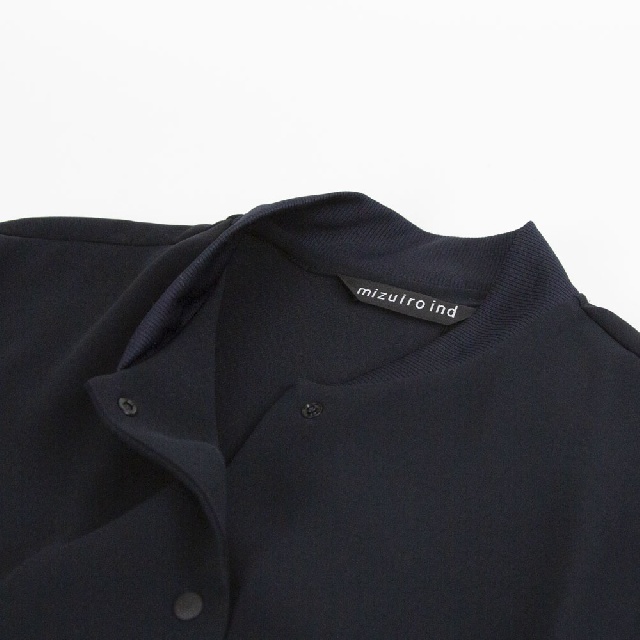 mizuiro ind　ミズイロインド　ブルゾンライクシャツ　4-230056-8