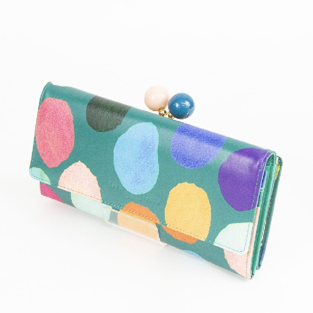 tsumori chisato　ツモリチサト　カラフルズーム　ガマ口 長財布　57953-2