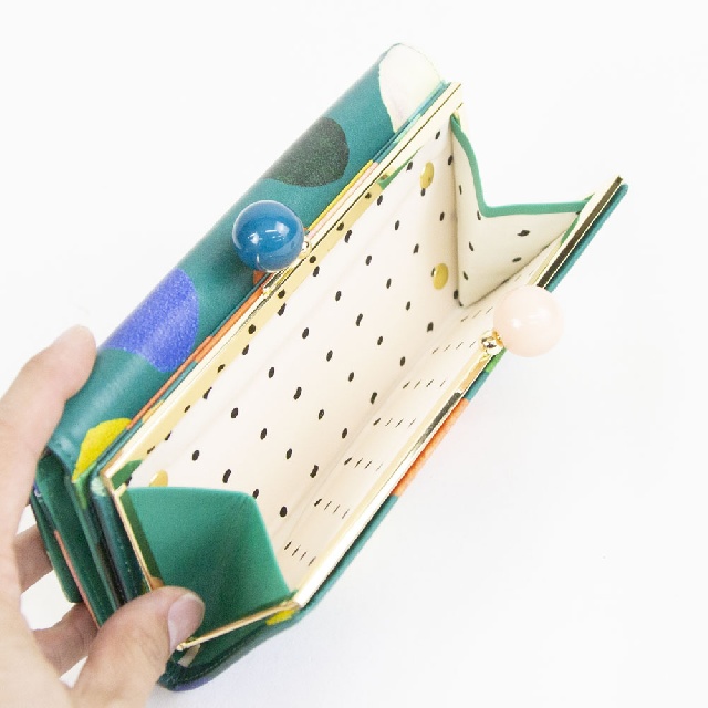 tsumori chisato　ツモリチサト　カラフルズーム　ガマ口 長財布　57953-7