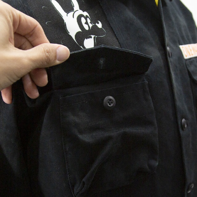 ONEMADE　ワンメイド　DOCKING MILITARY SHIRT　ドッキング ミリタリーシャツ　one-1450-7