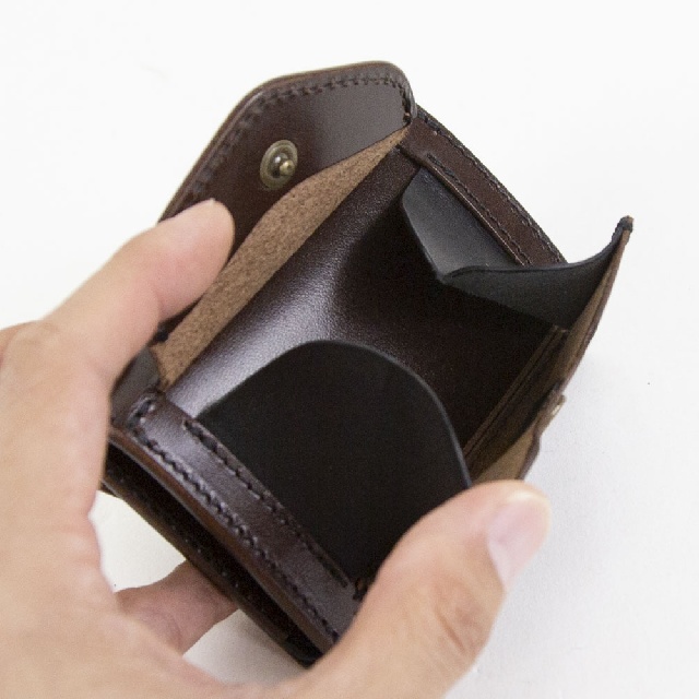 池之端銀革店　Dual　デュアル　サドルプルアップ　コンパクト財布　DCR-1040-7
