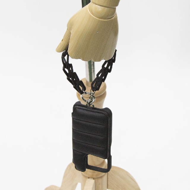 DEMIU　デミュウ　Hand STRAP Rectangle　ハンドストラップ レクタングル　ブラック　DU-SRT00-3