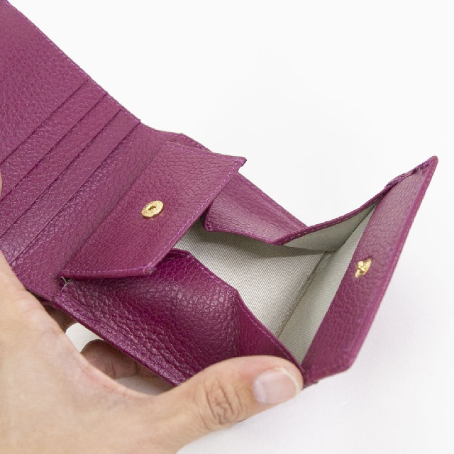 MUZICA　ムジカ　シュリンクレザー　2つ折財布　M1018  -10