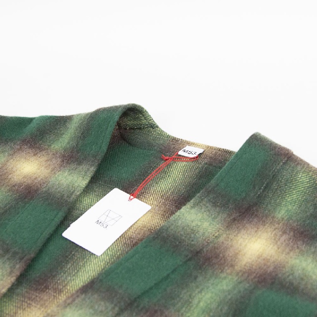 M53　エムゴーサン　Vネック プルオーバーチェック　MSH-031-7