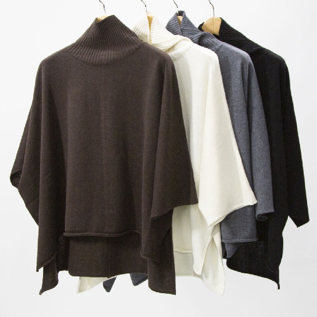 mizuiro ind　ミズイロインド　ポンチョライクプルオーバー　4-220101-0