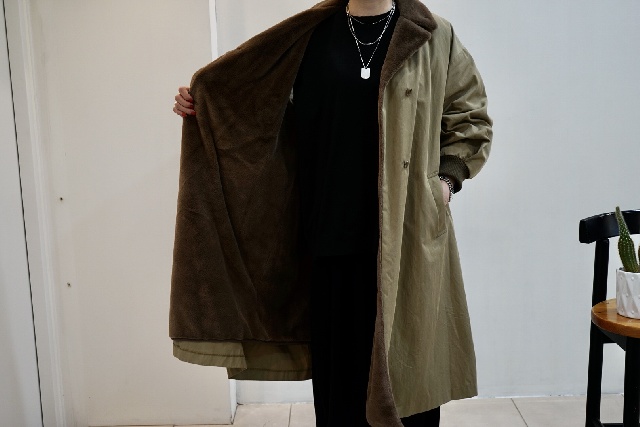 mizuiro ind　ミズイロインド　バックボアコート　3-270052-15