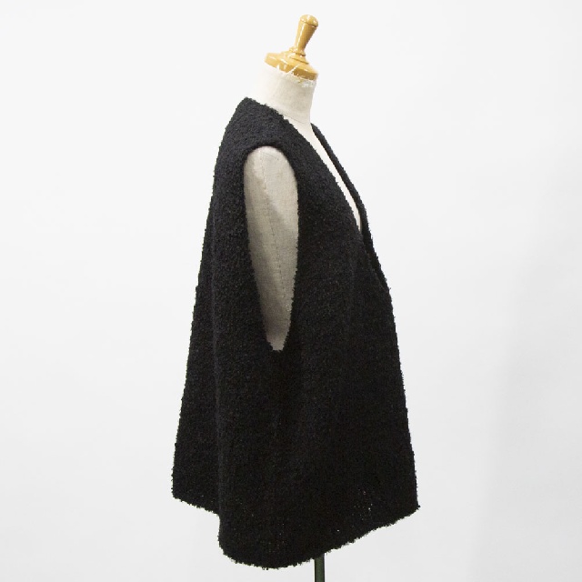 mizuiro ind　ミズイロインド　ヘアリーVネックベスト　3-220095-4