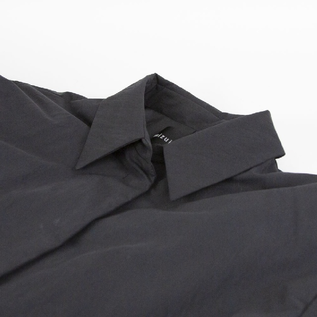mizuiro ind　ミズイロインド　ワイドパディングシャツジャケット　4-270039-8