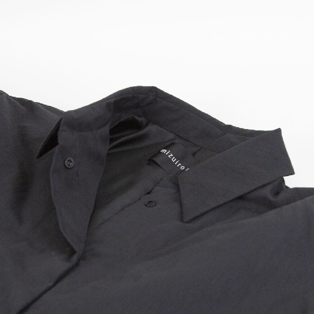 mizuiro ind　ミズイロインド　ワイドパディングシャツジャケット　4-270039-9