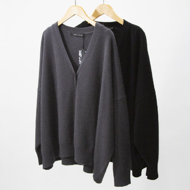 mizuiro ind　ミズイロインド　Vネックカーディガン　4-220100-0