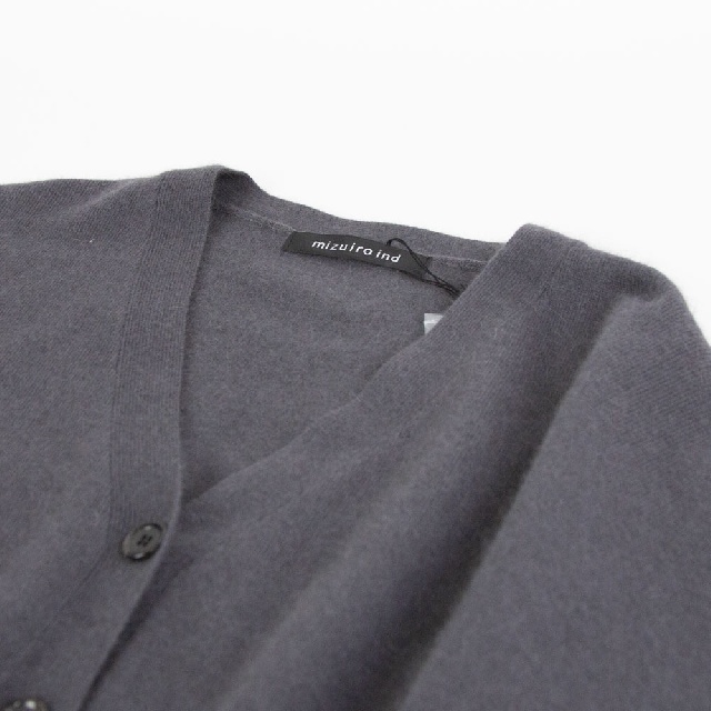 mizuiro ind　ミズイロインド　Vネックカーディガン　4-220100-7