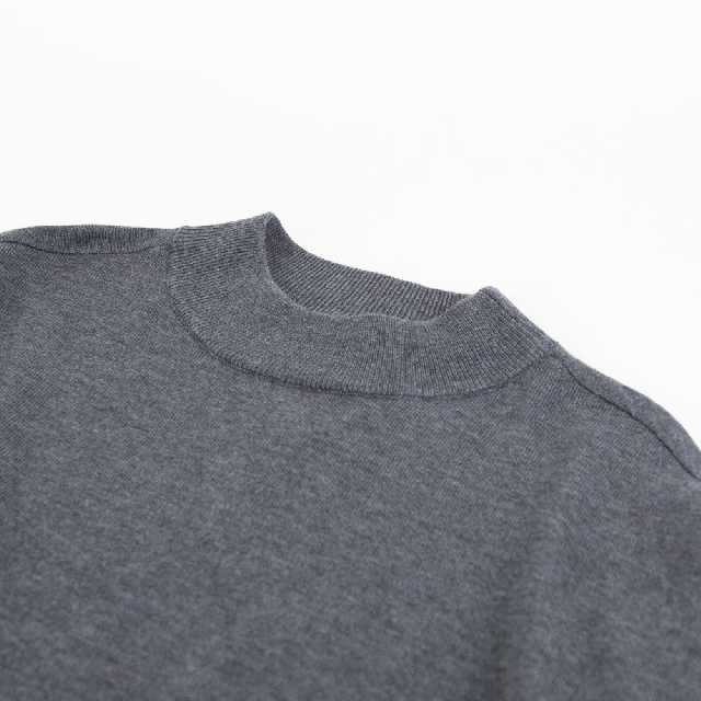 mizuiro ind　ミズイロインド　コクーンリブスリーブプルオーバー　4-220106-7