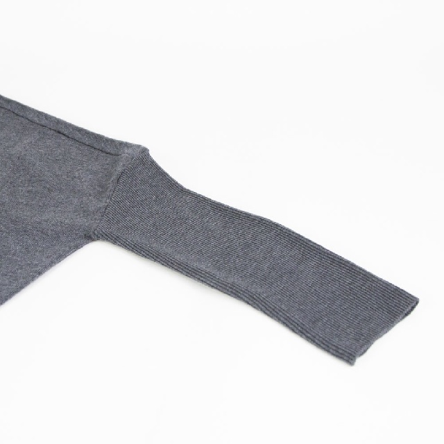 mizuiro ind　ミズイロインド　コクーンリブスリーブプルオーバー　4-220106-8