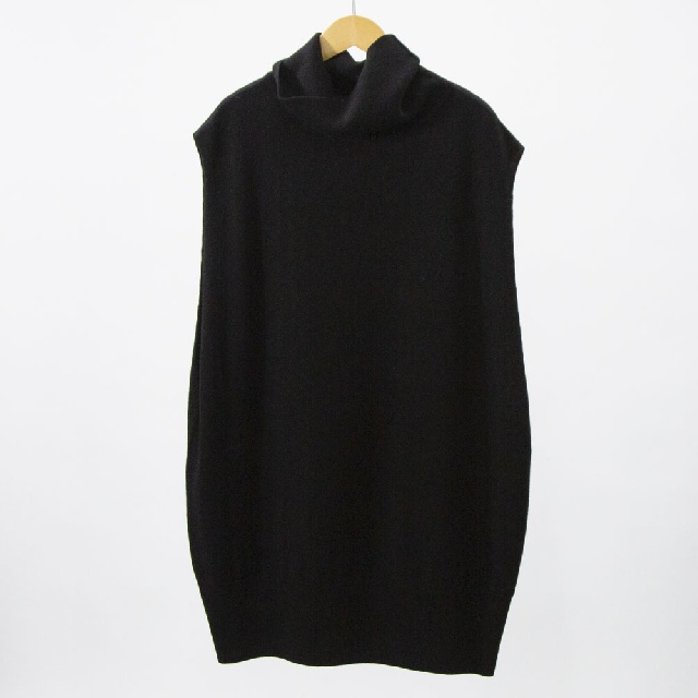 mizuiro ind　ミズイロインド　リブハイネックベスト　4-220103-1