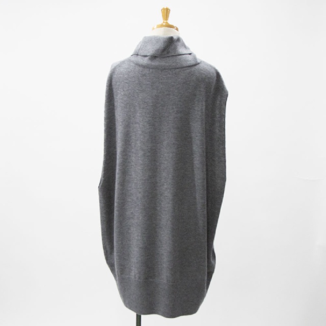 mizuiro ind　ミズイロインド　リブハイネックベスト　4-220103-4