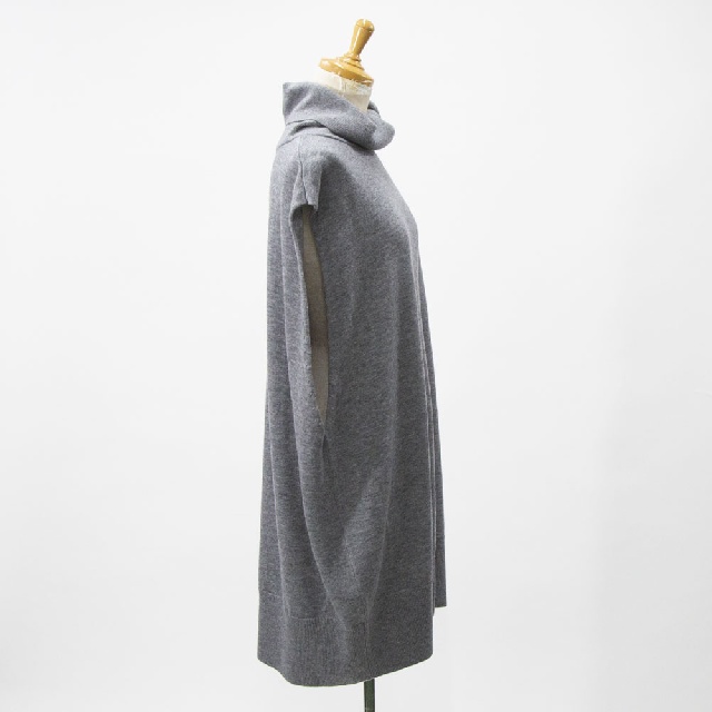 mizuiro ind　ミズイロインド　リブハイネックベスト　4-220103-5