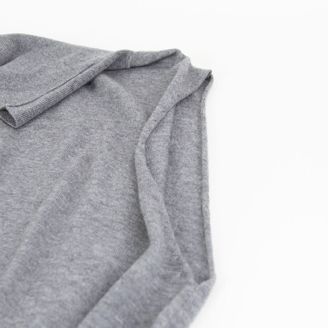 mizuiro ind　ミズイロインド　リブハイネックベスト　4-220103-8