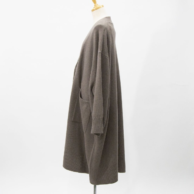 mizuiro ind　ミズイロインド　ワイドVネックカーディガン　4-220095-3