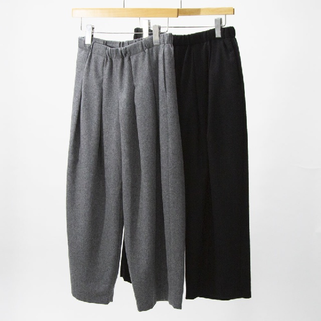 mizuiro ind　ミズイロインド　タックワイドパンツ　4-260068-0