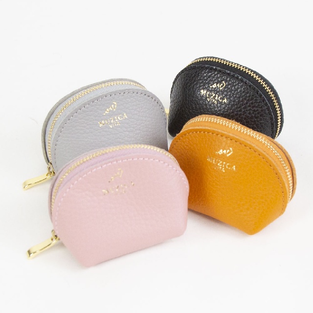 MUZICA　ムジカ　イタリアンレザー　ラウンドコインケース　M3033-0