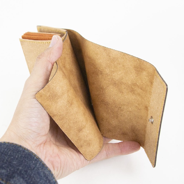 charmes　シャルムス　リサイクルレザー　三つ折財布　CH-194-8