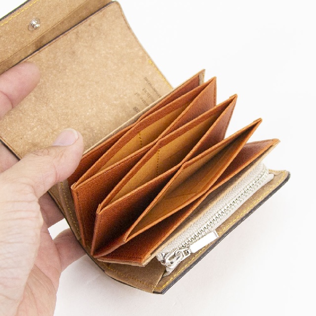 charmes　シャルムス　リサイクルレザー　三つ折財布　CH-194-9