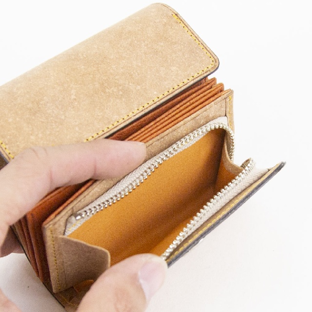 charmes　シャルムス　リサイクルレザー　三つ折財布　CH-194-10