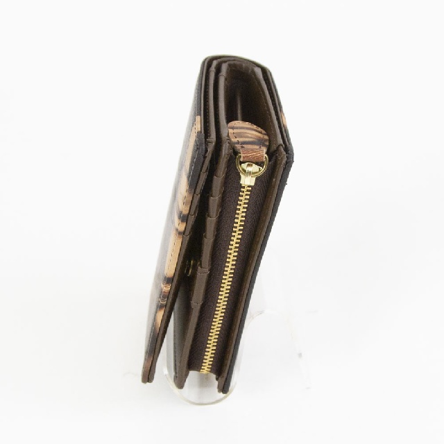 AinSoph　アインソフ　奄美泥染め ミドル財布　DA1035-AMD-1