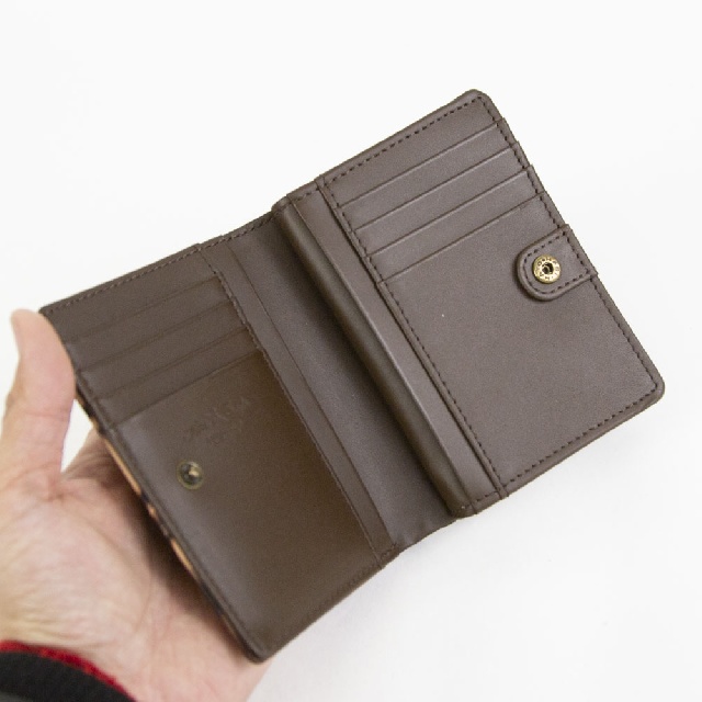 AinSoph　アインソフ　奄美泥染め ミドル財布　DA1035-AMD-6