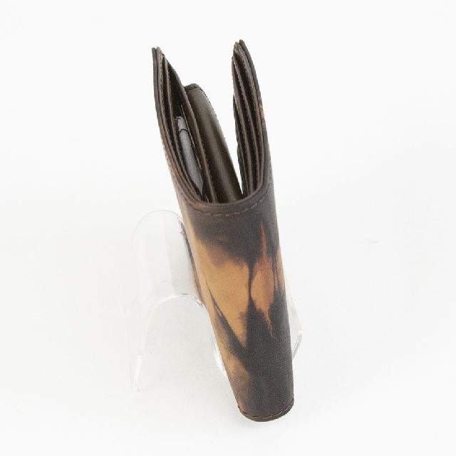 AinSoph　アインソフ　奄美泥染め 折り財布　DA1036-AMD-3