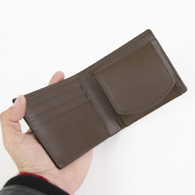 AinSoph　アインソフ　奄美泥染め 折り財布　DA1036-AMD-5