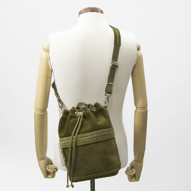 FIVE WOODS　ファイブウッズ　DRIFTER　ウォッシャブル スエード 巾着 バッグ　39584-12