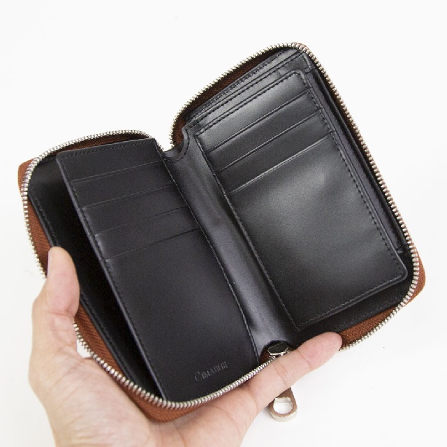 CIMABUE　チマブエ　ポロサスクロコ　ラウンドミドル財布　25333-5