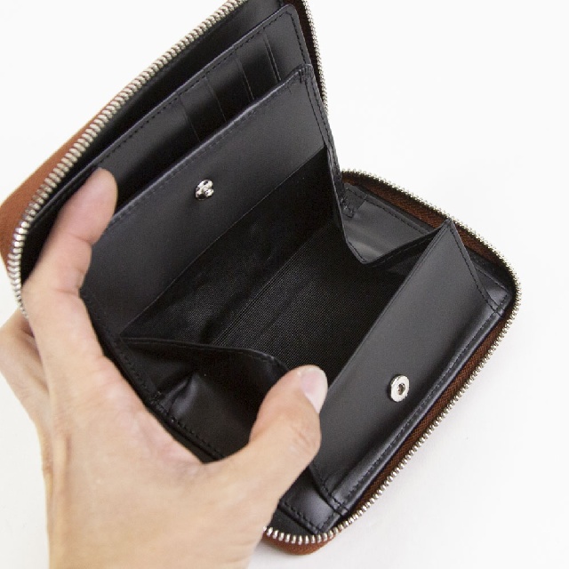 CIMABUE　チマブエ　ポロサスクロコ　ラウンドミドル財布　25333-7