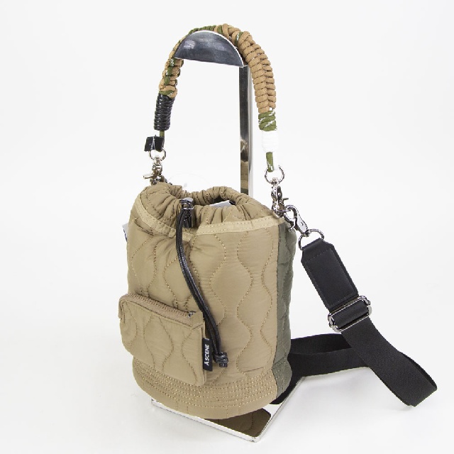 A SCENE　エーシーン　Kinchaku shoulder quilt　キルト 巾着 ショルダー　AS04-010-13