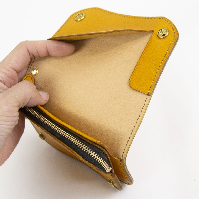 Groover Leather　グルーバーレザー　ショートトラッカー　折り財布　GTS-100-8
