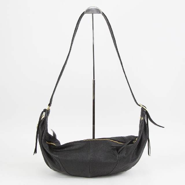 Groover Leather　グルーバーレザー　信州鹿革 ムーン ショルダーバッグ　DDB-100-2