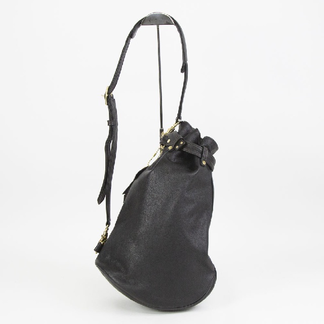 Groover Leather　グルーバーレザー　信州鹿革 巾着ショルダーバッグ　HI-DK-100-2