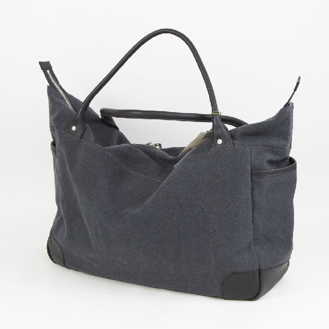 TRIALOGUE STUDIO　トライアローグスタジオ　HOLDALL IN BRILLIANT GRAY　ファスナー ラージ トートバッグ　TT047-0