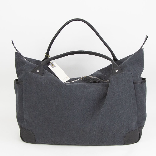 TRIALOGUE STUDIO　トライアローグスタジオ　HOLDALL IN BRILLIANT GRAY　ファスナー ラージ トートバッグ　TT047-2