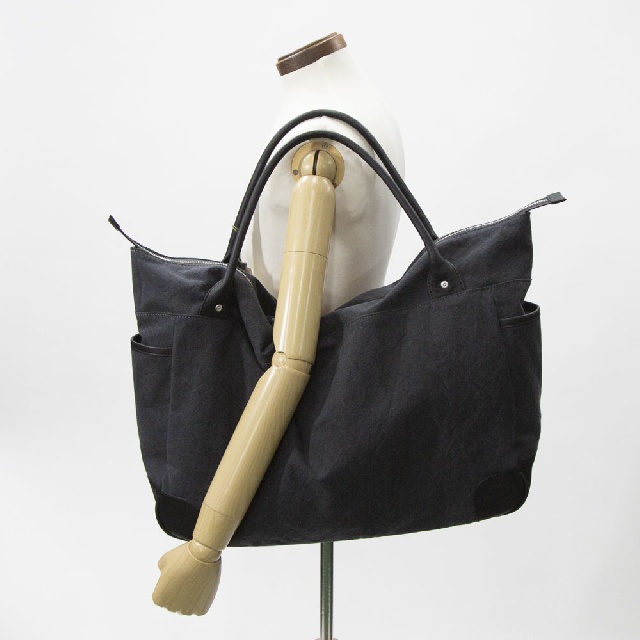 TRIALOGUE STUDIO　トライアローグスタジオ　HOLDALL IN BRILLIANT GRAY　ファスナー ラージ トートバッグ　TT047-10