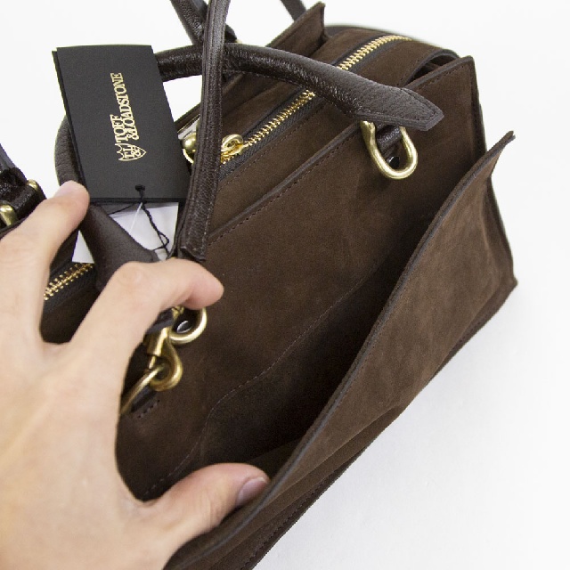 TOFF & LOADSTONE　トフアンドロードストーン　ヌバック　2WAYハンドバッグ　 S46-81730-7