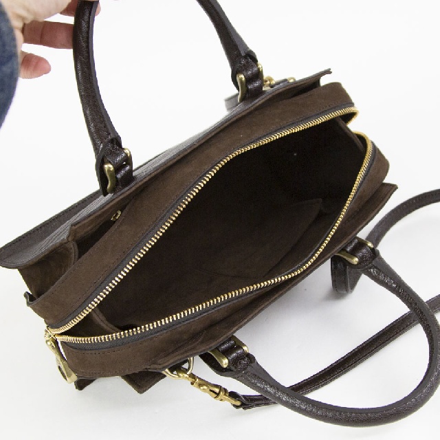 TOFF & LOADSTONE　トフアンドロードストーン　ヌバック　2WAYハンドバッグ　 S46-81730-8