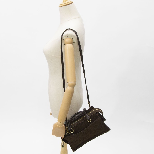 TOFF & LOADSTONE　トフアンドロードストーン　ヌバック　2WAYハンドバッグ　 S46-81730-10