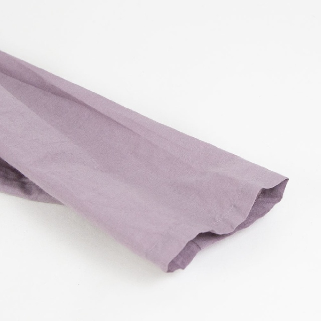 mizuiro ind　ミズイロインド　レーススタンドカラーワイドシャツ　1-239005-12