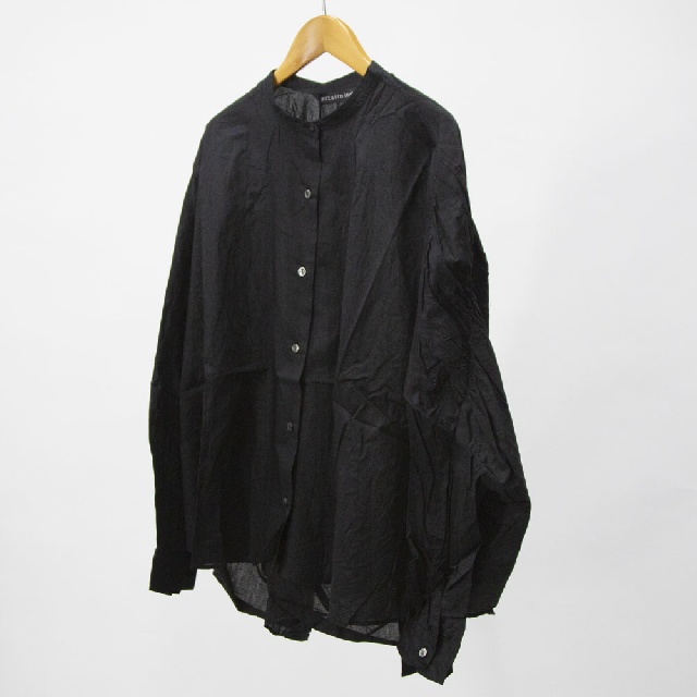 mizuiro ind　ミズイロインド　バックギャザーワイドシャツ　1-238975-1